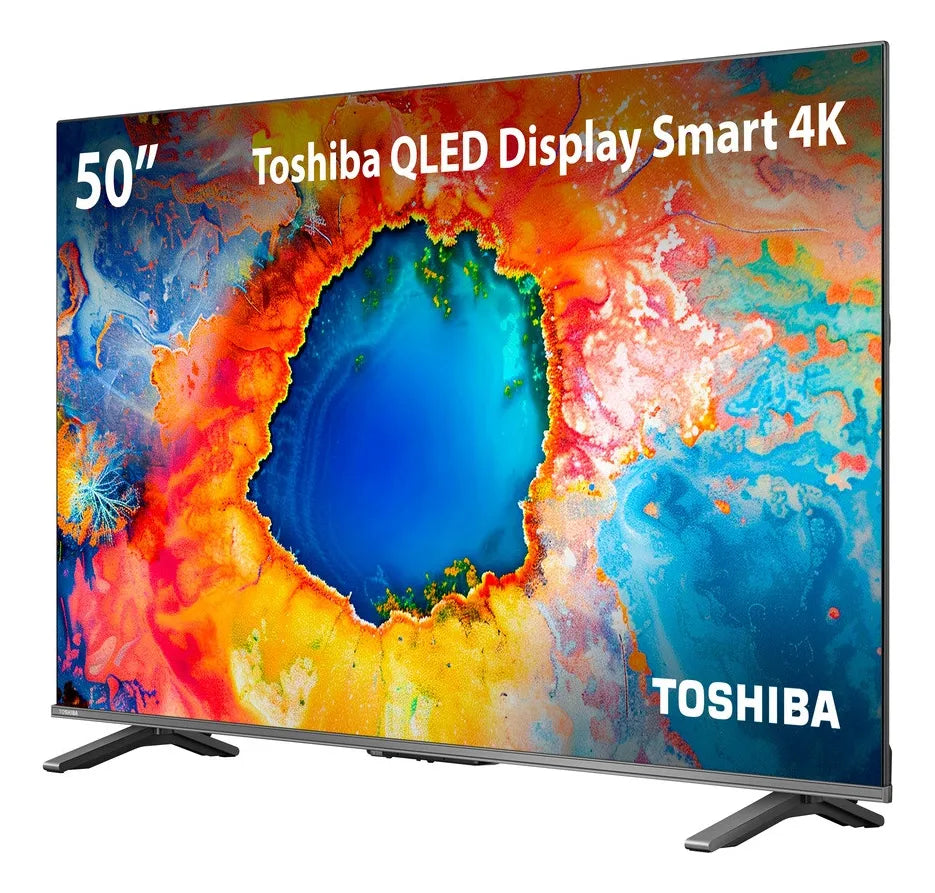 Smart Tv Qled 50 4k Toshiba 50c450ns Google Tv - Tb034m