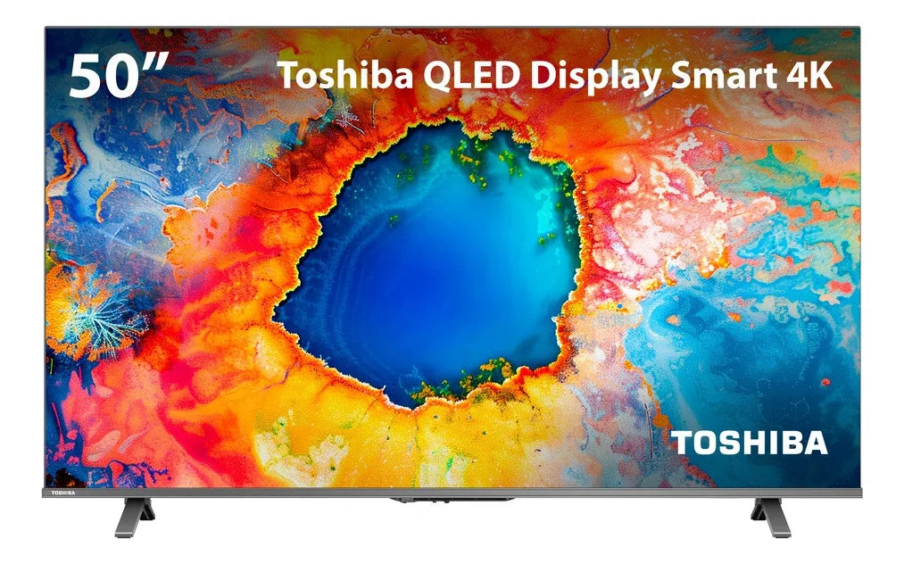 Smart Tv Qled 50 4k Toshiba 50c450ns Google Tv - Tb034m